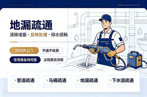库车地漏疏通