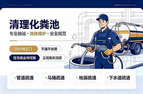 库车清理化粪池